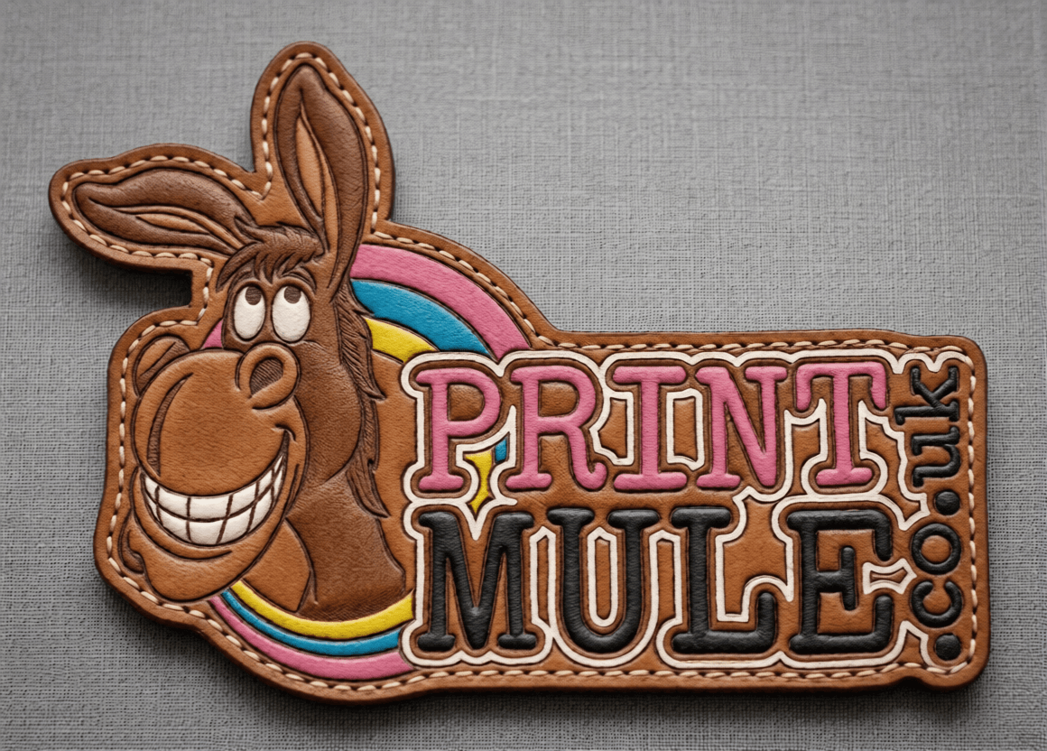 Premium Leather Deboss Patch